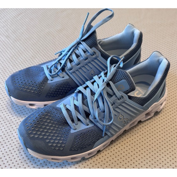On Running Shoes - On Cloudswift Running Lake Sky Blue Mesh Running Shoes Women's 9.5